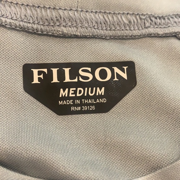 C.C. Filson Long Sleeve Barrier T-Shirt , NEW , StormGray - Picture 4 of 6